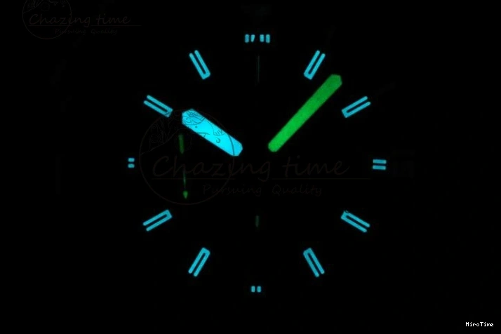 MIROTIME 0425 Aquatimer Chrono SS RSF 1:1 Best Edition Black Dial on Black Rubber Strap A EyeCatching 7073